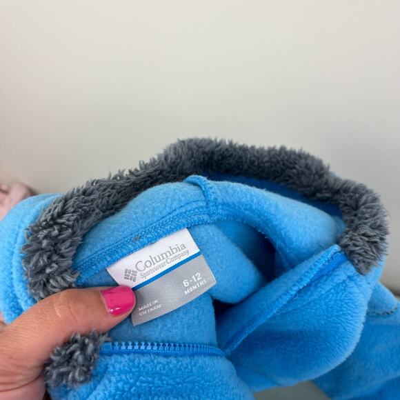 Columbia Infant Tiny Bear II Blue Bunting 6-12 Months - Picture 6 of 7